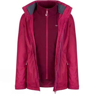 Chaquetas Regatta Alabama II 3-in-1 Mujer Rojas Oscuro - Chile XYI186294